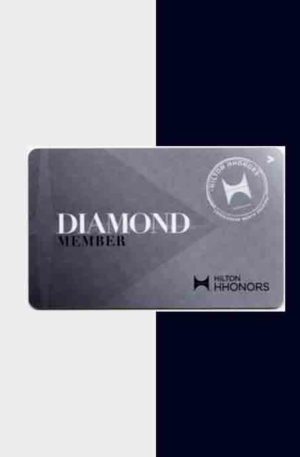 LIVINGLARGE – Hilton Honors Diamond Membership Card