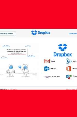 Dropbox23 Multi Email Phishing Page | Multi Email Page Scam Page
