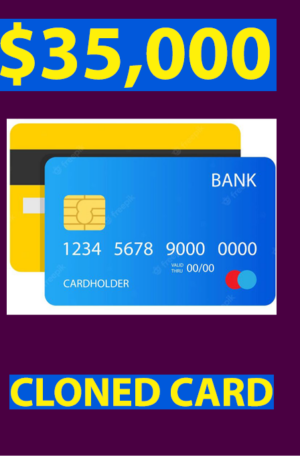 $35,000 Balance Cloned ATM Card